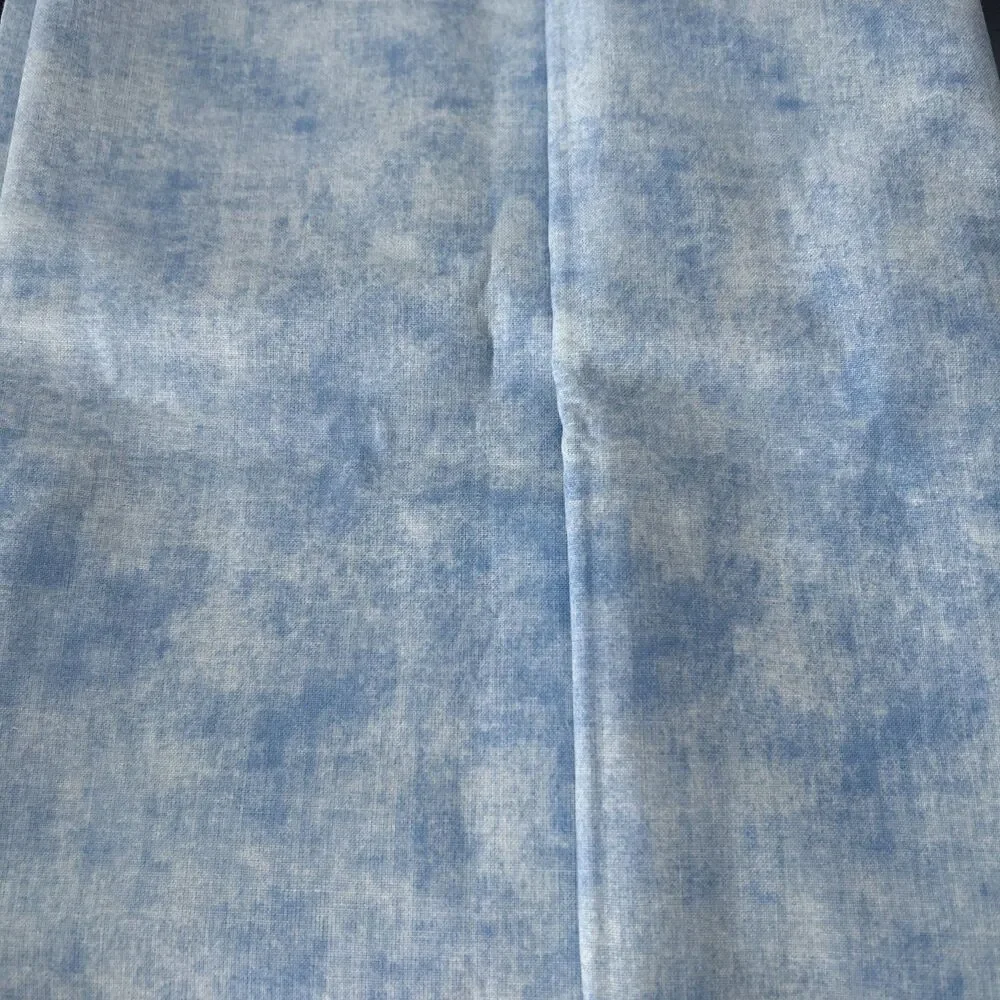 Shades Of Blue & Green Quilting Cotton Fabric Textile Art Lot 15 Pc
